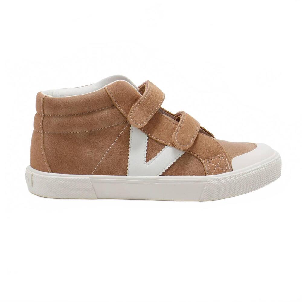 NEW VICTORIA boys' tribu tiras high-top sneakers in nude